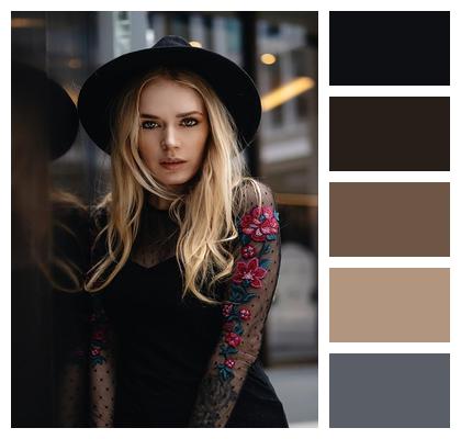 Moody Elegance Dynamic Movement Editorial Portrait Casual Luxury Image