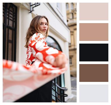 High Fashion Editorial Contemporary Fashion Powerful Pose Architectural Lines Image