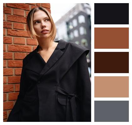Dynamic Movement Editorial Portrait Fashion City Chic Image