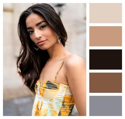 Modern Portrait Statement Dressing Street Photography Metropolitan Vibe Image