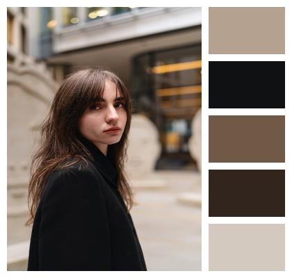 Fashion Urban Backdrop Model Vibrant Colors Image