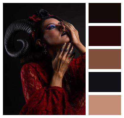 Female Costume Fashion Editorial Image
