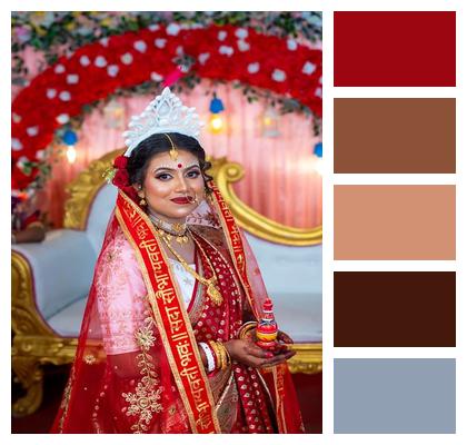 Fashion Portrait Woman Bride Image
