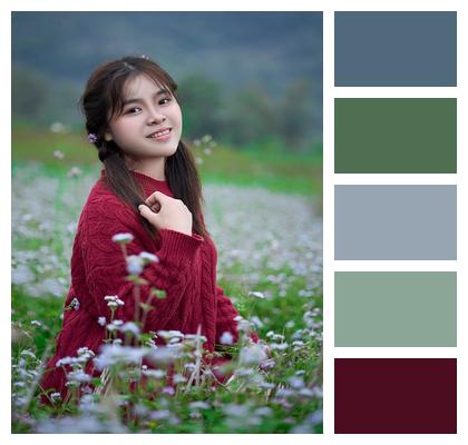 Woman Young Vietnam Asian Image