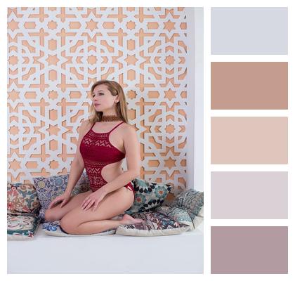 Oriental Interior Model Style Blond Image