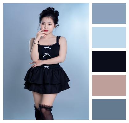 Portrait Dress Woman Face Image