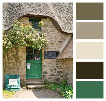 Facade Traditional Stone Wall Architecture Image