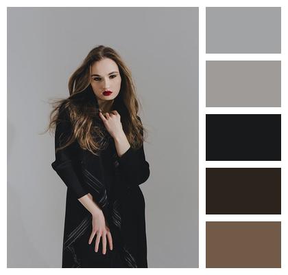 Fashion Portrait Expressive Pose Portrait Creative Lighting Image