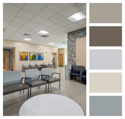 Room Table Lobby Walls Image