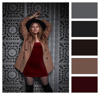 Mini Dress Street Style Woman Fashion Image