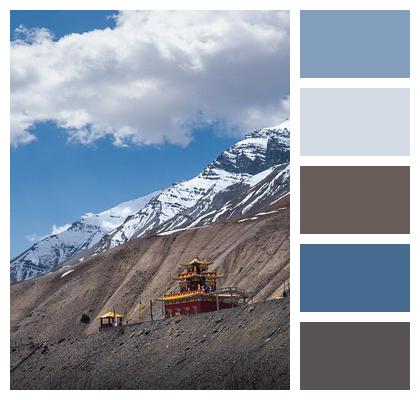 Road Trip Spiti Roads Serene Landscape Scenic Beauty Image