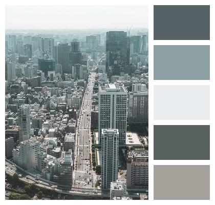 City Skyscraper Cityscape Tokyo Image