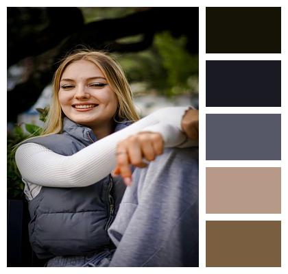 Smile Feminine Young Woman Model Image
