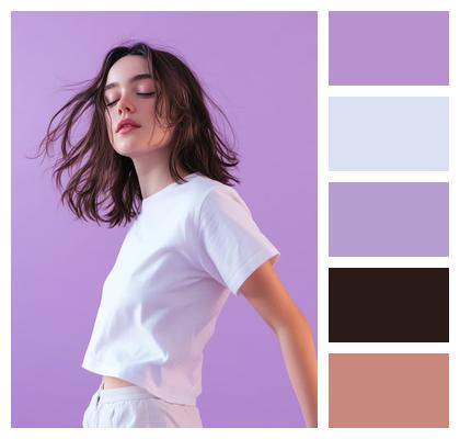 Fashion Simple Clothing Portrait Beauty Image