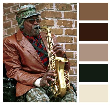 Musician Instrument Man Mustache Image