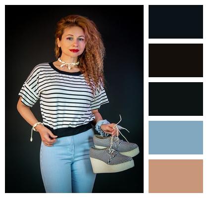 Image Casual Woman Studio Image