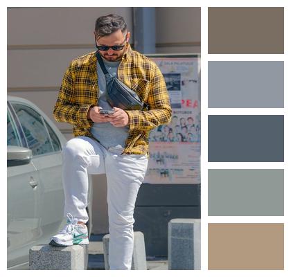 Looking Man Young Casual Image
