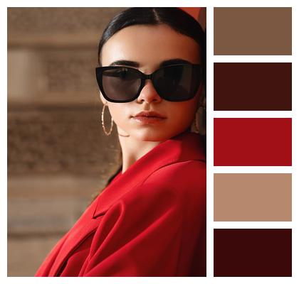 Cityscape Background Timeless Style Urban Chic Power Dressing Image