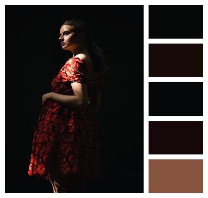 Authentic Expression Contemporary Fashion Stylish Model Relaxed Pose Image