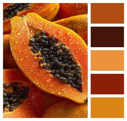 Fresh Vitamins Fruit Papaya Image