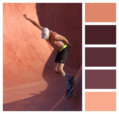 Skateboard Skate Park Jump Crossroads Image