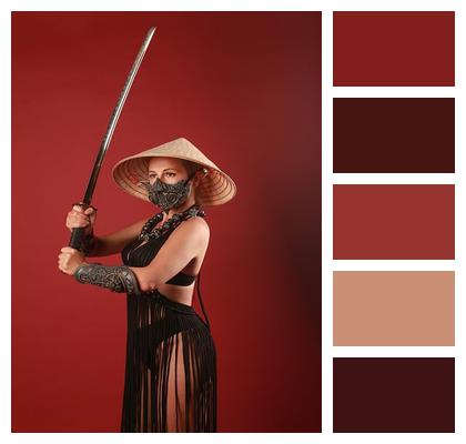 Japanese Style Cosplay Sword Ninja Image
