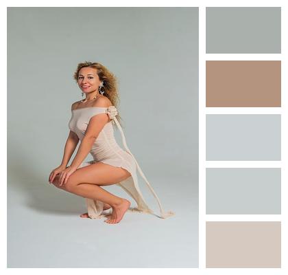 Light Dress Air Woman Mood Image