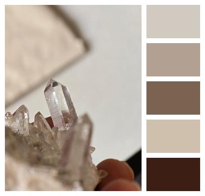 Stone Nature Clear Crystal Clear Quartz Image
