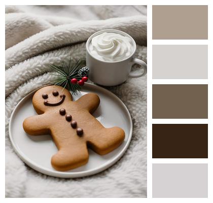 Food Christmas December Snowman Image