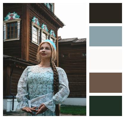 Wooden Architecture Russianfolk Style Maiden Kolomenskoye Image