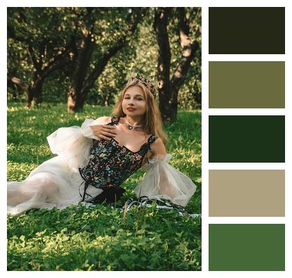 Russian Fairy Tale Moscow Posing Blue Image