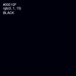 #00010F - Black Color Image