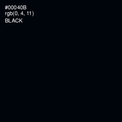 #00040B - Black Color Image