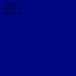 #000582 - Navy Blue Color Image