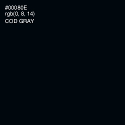 #00080E - Cod Gray Color Image