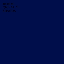 #000E4C - Stratos Color Image