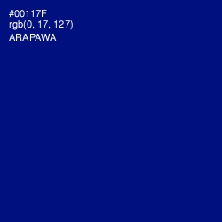 #00117F - Arapawa Color Image