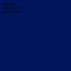 #00155B - Gulf Blue Color Image