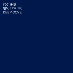 #00184B - Deep Cove Color Image