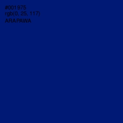 #001975 - Arapawa Color Image