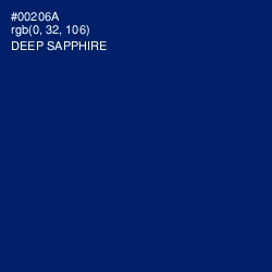 #00206A - Deep Sapphire Color Image