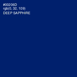 #00206D - Deep Sapphire Color Image