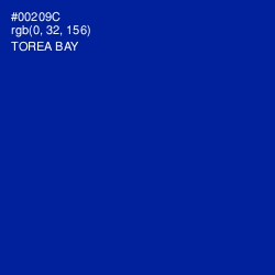 #00209C - Torea Bay Color Image