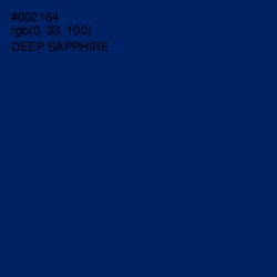 #002164 - Deep Sapphire Color Image