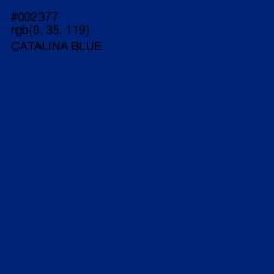 #002377 - Catalina Blue Color Image