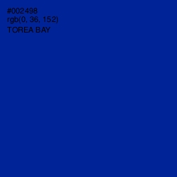 #002498 - Torea Bay Color Image