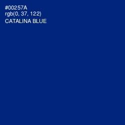 #00257A - Catalina Blue Color Image