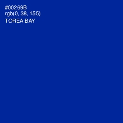 #00269B - Torea Bay Color Image