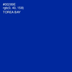 #00289E - Torea Bay Color Image