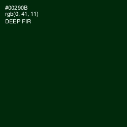 #00290B - Deep Fir Color Image